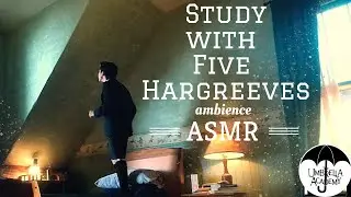 Study with Five Hargreeves ☂ ASMR Ambience 📚 ✍ 🍬 🥃 ⏳