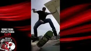 Skateboard Beer Trick | Drunk People Doing Things Clips