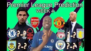 Premier League Prediction | Week 4 2023/2024 | ARSENAL VS MANCHESTER UNITED!