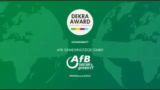 DEKRA Award 2022 - Winner of the category Sustainability: AfB gemeinnützige GmbH