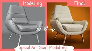 Blender : Speed Art Seat Modeling