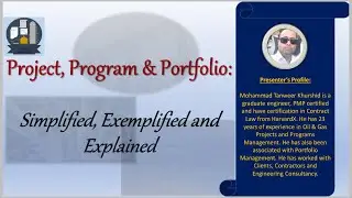 PROJECT, PROGRAM & PORTFOLIO: SIMPLIFIED, EXEMPLIFIED AND EXPLAINED