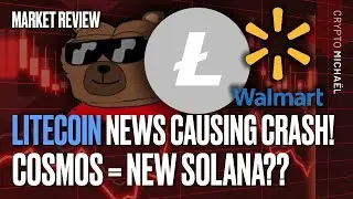 LITECOIN FAKE NEWS CAUSING CRASH?! 💥 COSMOS THE NEW SOLANA?
