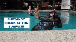 Buoyancy Check Surface - PADI Open Water Diver Course • Scuba Diving Tips