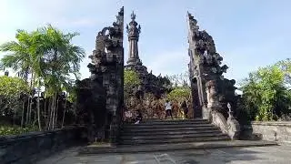Suasana Pagi Hari di Lapangan Renon Denpasar Bali