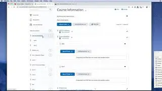 D2L - Creating Modules and Submodules