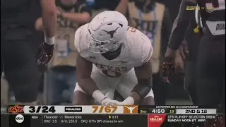 Ja'Tavion Sanders vs Oklahoma St Big 12 Championship - Got Motion