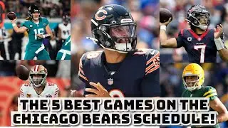 Ranking The Top 5 Best Games On The Chicago Bears Schedule!