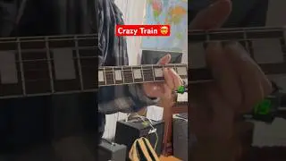 Ozzy Osbournes track, crazy train. Originally played by the epic Randy Rhoads. #ozzy #randyrhoads