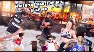FINISH THE DANCE OR GET PUNISHED 🤕🕺🏽| PUBLIC INTERVIEW
