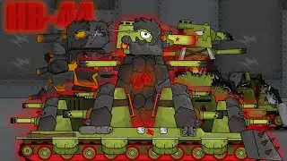 KV-44 vs. Volcano - cartoons about tanks