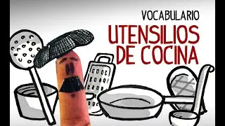 Kitchen utensils in Spanish. Spanish Kitchen vocabulary