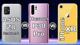 Asus Zenfone 8 vs Huawei P30 Pro vs iPhone XR