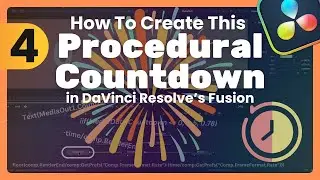 Create a Procedural Countdown in DaVinci Resolve | Fusion Creating