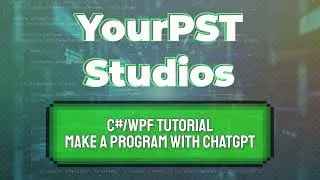 C#/WPF Tutorial - Make a Program with ChatGPT (C#/WPF/Visual Studio)