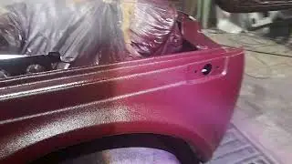 Покраска Нивы раптором