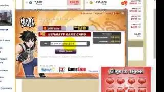 COMPRAR TARJETAS ULTIMATE GAME CARD Y COMPRAR EN NINJA SAGA