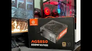 The Best High-End Budget Power Supply On Amazon ? - ARESGAME 850W 80+ Gold Semi-Modular Power Supply