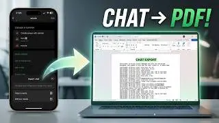 How To Export WhatsApp Chat to PDF (Quick Guide)