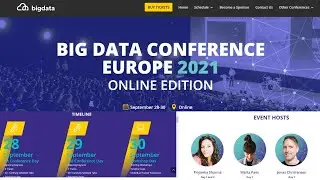 Big Data Conference Europe 2021 Online Edition