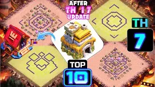 TH7 WAR BASE WITH LINK! Best TH7 anti 3 star war base 2025 COC TH7 CWL Base after update