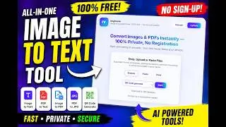Free Image to Text Converter Website Using AI OCR (2026)