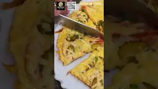 Пицца без муки и теста. Из того что есть в холодильнике. Пицца рецепт. #рецепты #рецепт #shorts