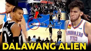 WEMBY VS CHET!! Halimaw na 7 footer walang ayaw magpatalo, Flex ni Wembanyama gigil si Holmgren!