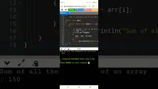 How to calculate sum of all the elements of the array in 