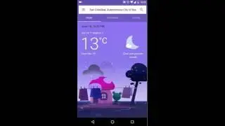Google Weather app