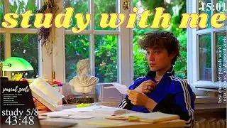 LIVE | 10-HOUR study with me 📚🌧 rain sounds & pomodoro timer 60 & 10