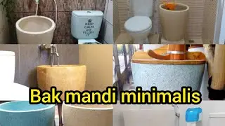bak mandi marmer minimalis