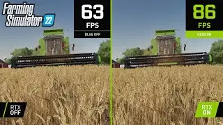 FARMING SIMULATOR 22 - NVIDIA DLSS ON RTX! (4K)