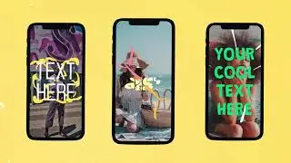 Insta Text Stories | After Effects