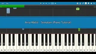 Aina Abdul - Semalam (Piano Tutorial)