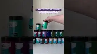 Studio essentials with Mont Marte's Signature Acrylic Paint Pots!