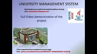 University Management System Project in Java. [How to develop projects in Java] | Swing & AWT