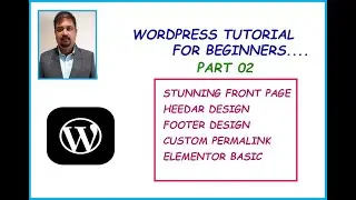 Wordpress Tutorial for Beginners - 2023 | Part 2 | Front page design in a minute | Nbcafe