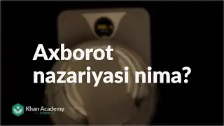 Axborot nazariyasi nima? | Axborot nazariyasi | Informatika