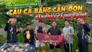 Bộ Tứ TV - A Day of Pole Fishing for Giant Tilapia - 