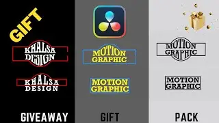 🎁GIVEAWAY🎁 Gift pack of Warp Text for Davinci Resolve | drfx file | a23