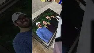 Art is a spark to tour home ! Create beautiful wall art worh custom framing www.ModernMemoryDesign.