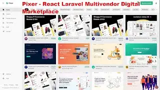 Pixer - React Laravel Multivendor Digital Marketplace | Digital product store