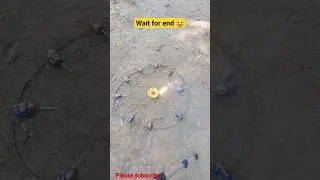 diwali chakri vs bullet bomb #experiment #youtubeshorts #ytshorts #shorts #diwali