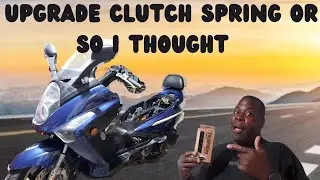 HOW TO GO FAST WITH AN WITH UPGRADE CLUTCH SPRING OR SO I THOUGHT