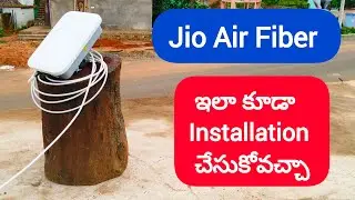 JioAirFiber Installation |  ఇలా కూడా Installation చేసుకోవచ్చా | @NaniDth