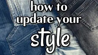 the easiest way to dress more current | jeans try on for women over 40