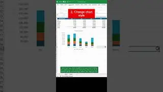 3 Tricks to working with charts or graphs in Excel  #workhacks #excel #exceltips #exceltech #graphs