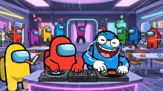 👉 AMONG US DJ Party 🎧 | Sprunki Meme Animation