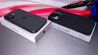 iPhone 17 and ESR Black Cloud Soft case Unboxing - ASMR